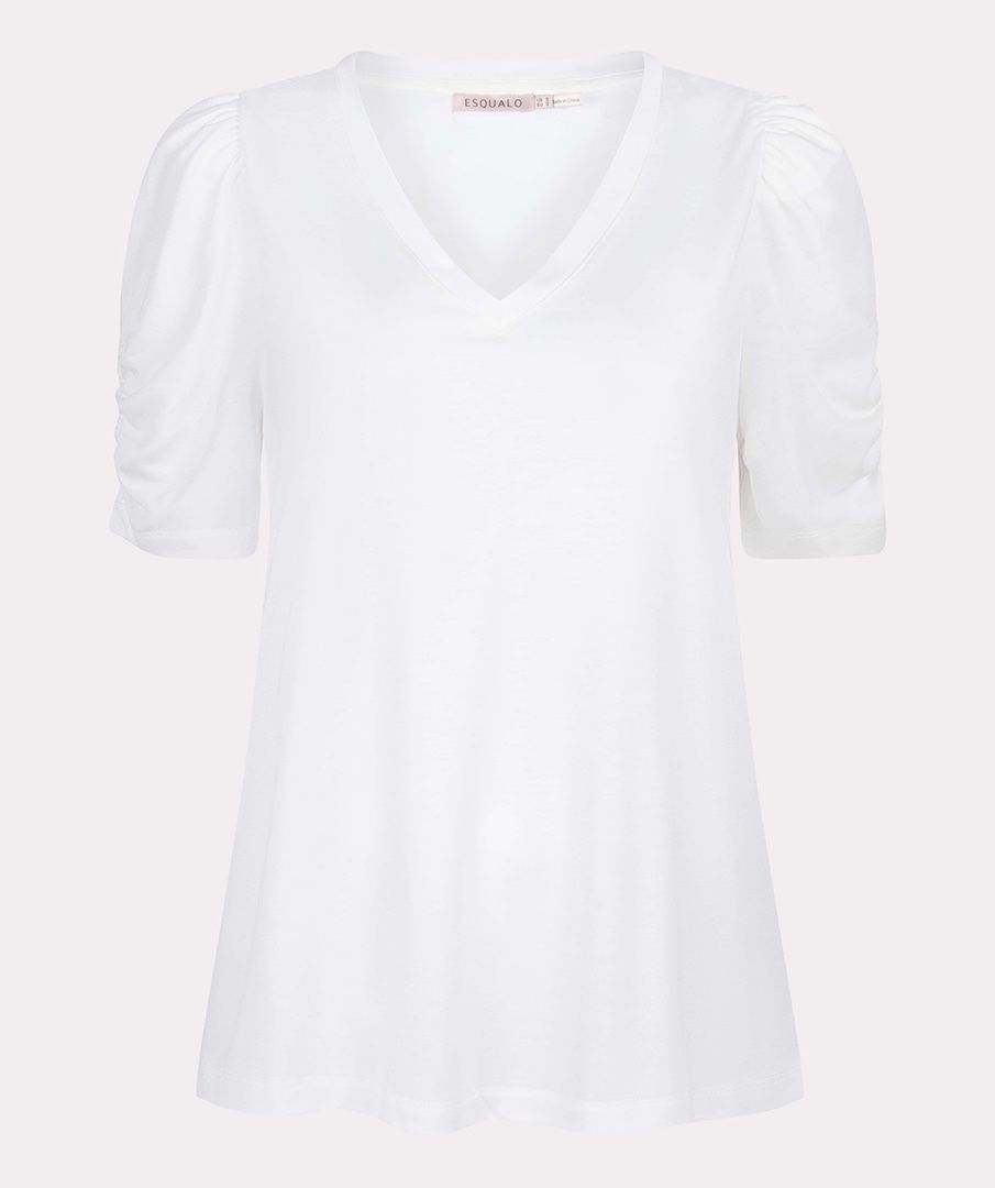Esqualo T-shirt Puff Slve Modal
