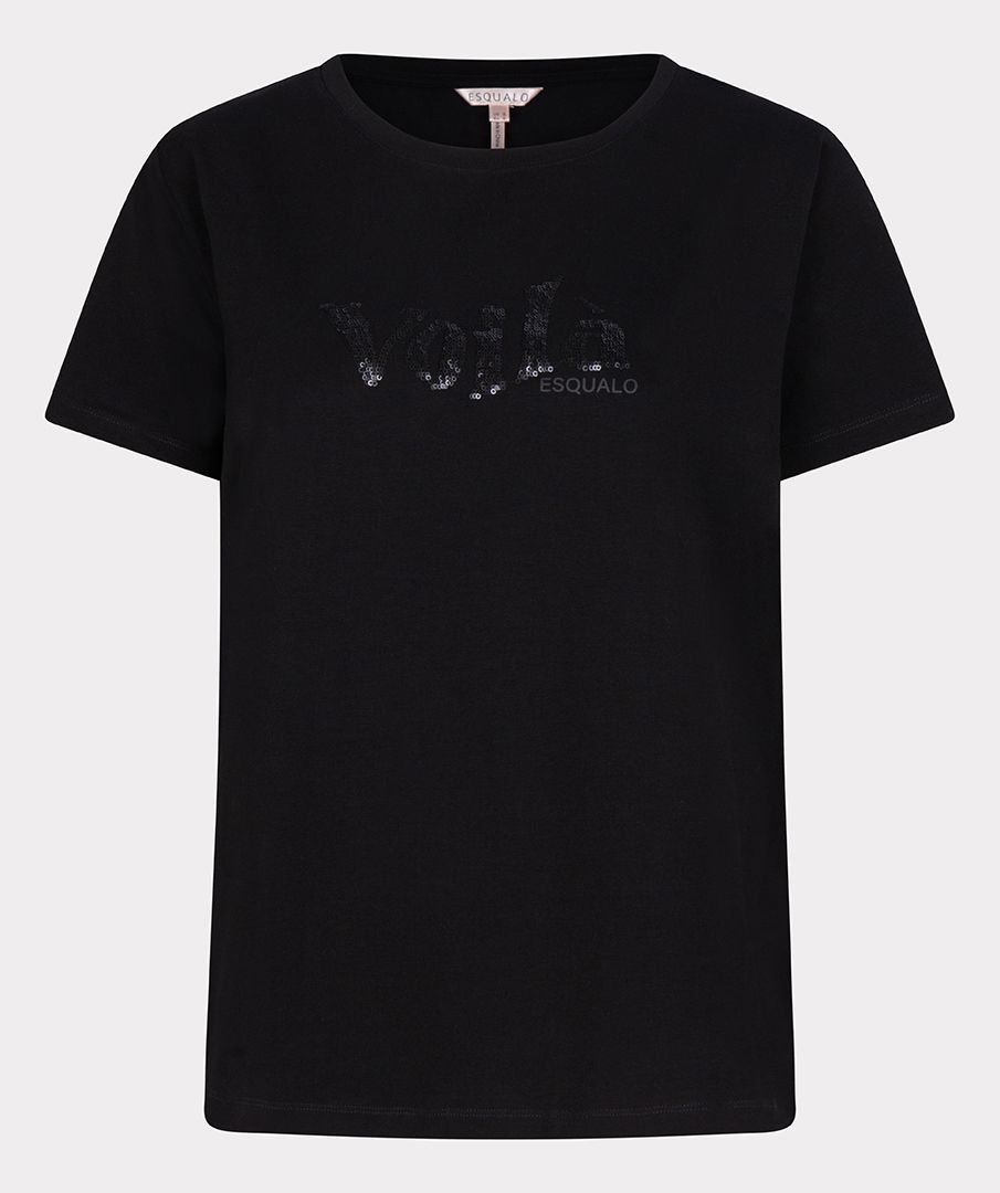 esqualo T-shirt Voila sequins