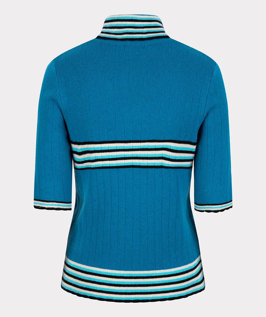 Esqualo Top Col Scalloped Edges