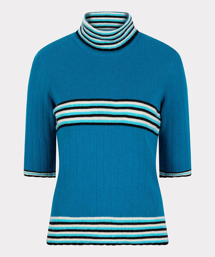 Esqualo Top Col Scalloped Edges