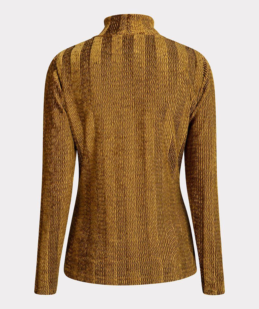 Esqualo Top Crinkle Wave Velours