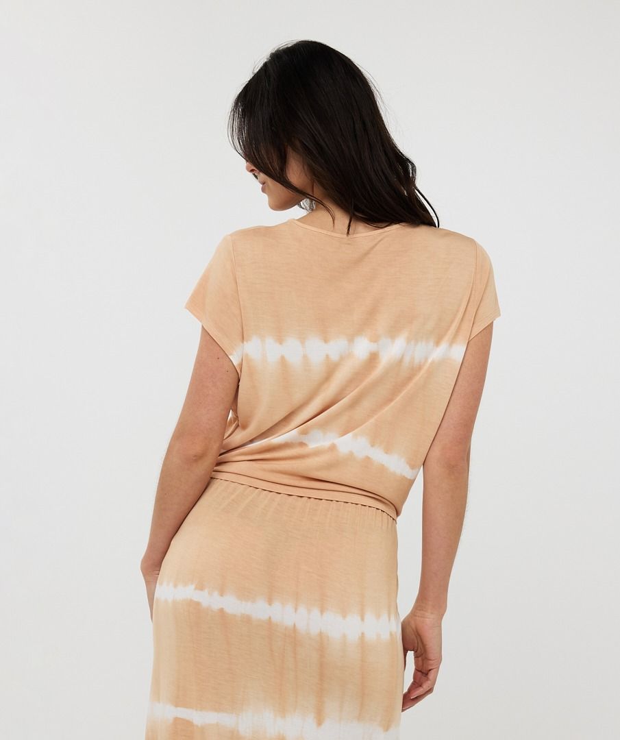 Esqualo Top Cropped Tie Dye