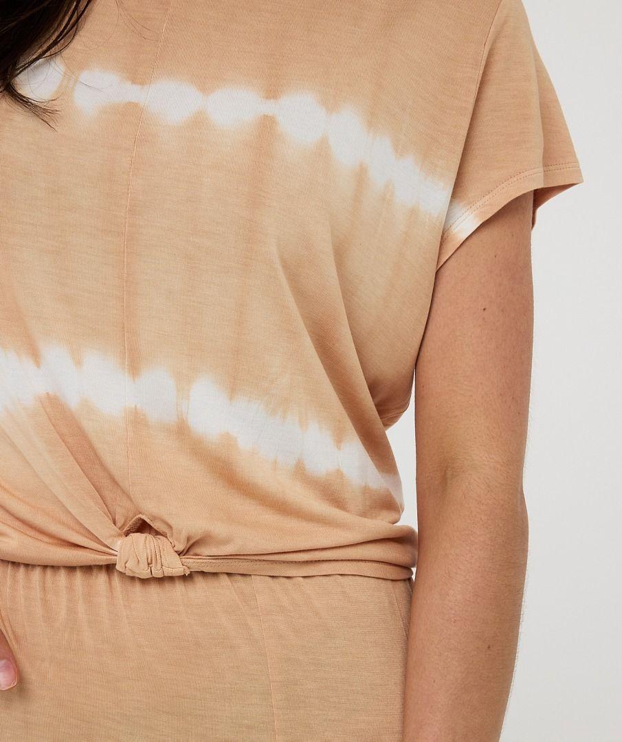 Esqualo Top Cropped Tie Dye