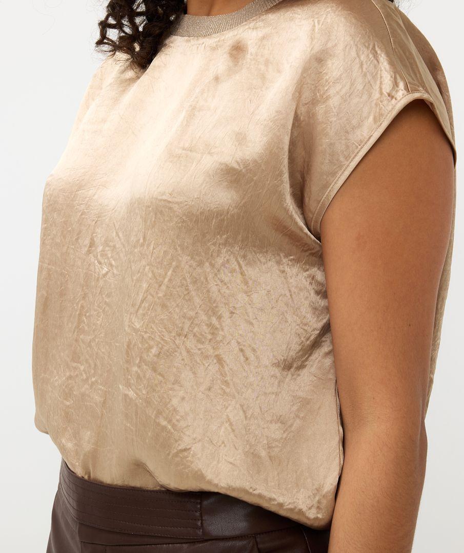 Esqualo Top Crushed Satin