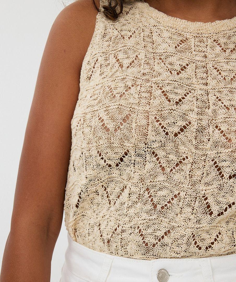 Esqualo Top Fancy Knit