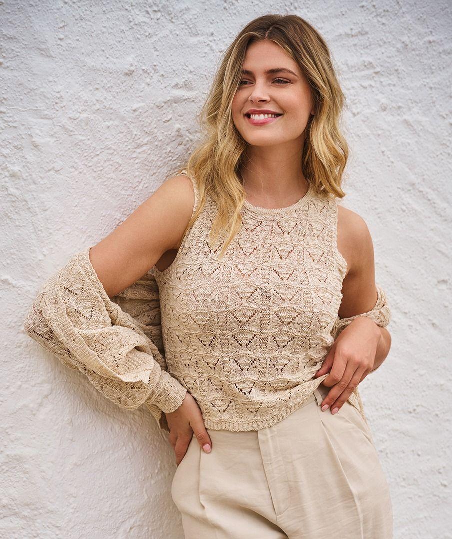 esqualo Top fancy knit