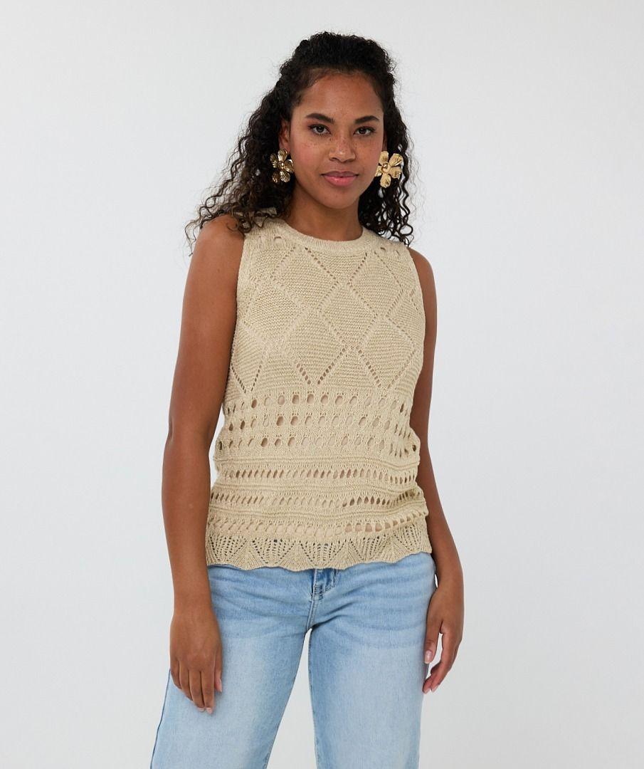 esqualo Top fancy open