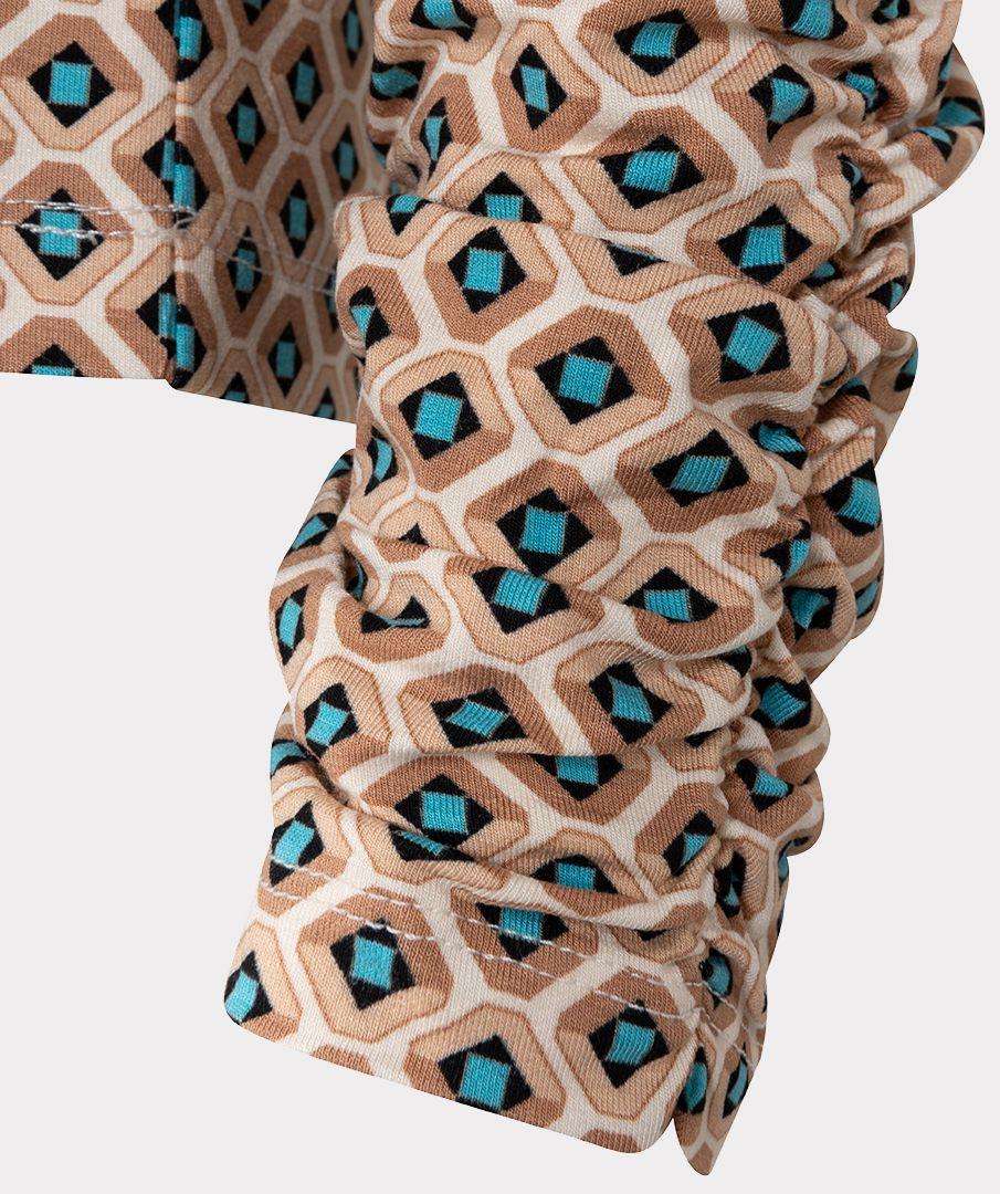 Esqualo Top Fancy Shldr Graphic Roots