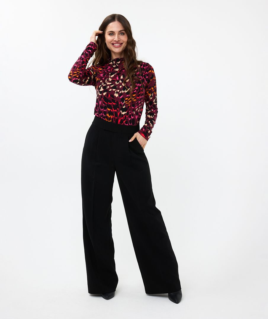 Esqualo Top Gathering Floral Gem SJ