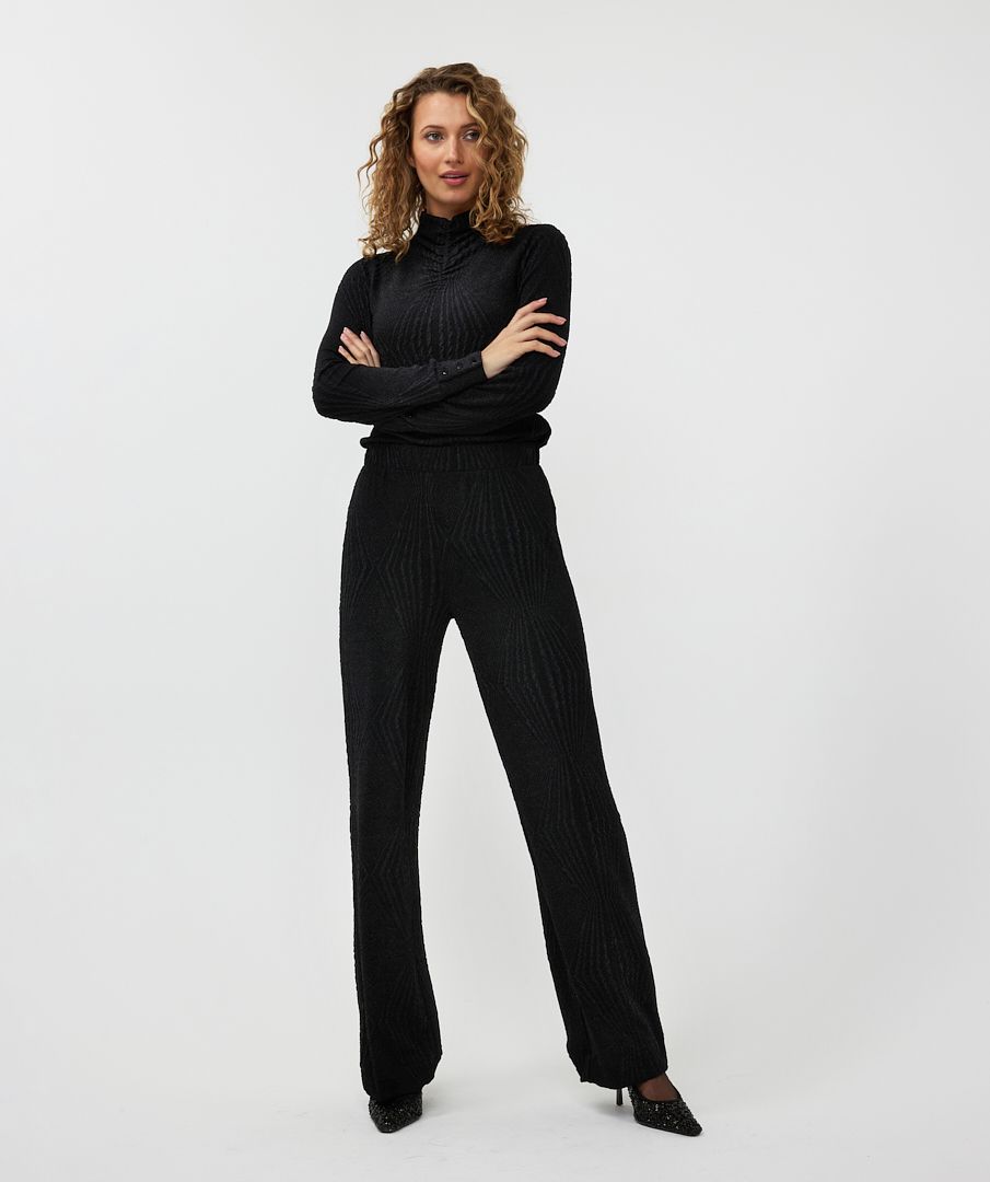 Esqualo Top Gathering Jacquard SJ