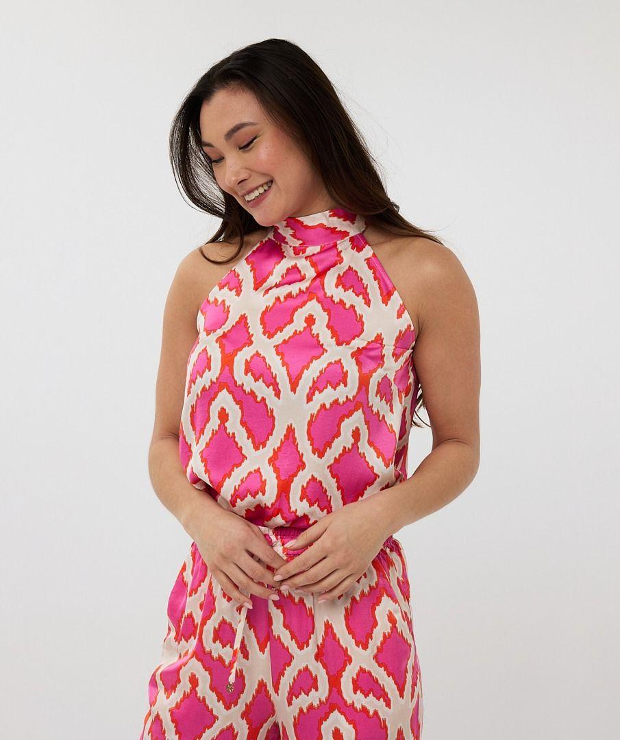 Esqualo Top Halter Disco Spark