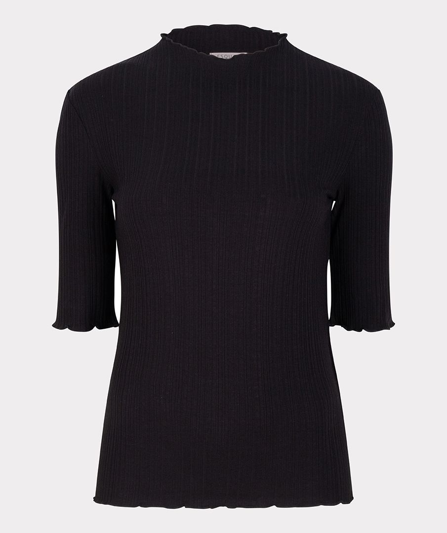 esqualo Top irregular rib