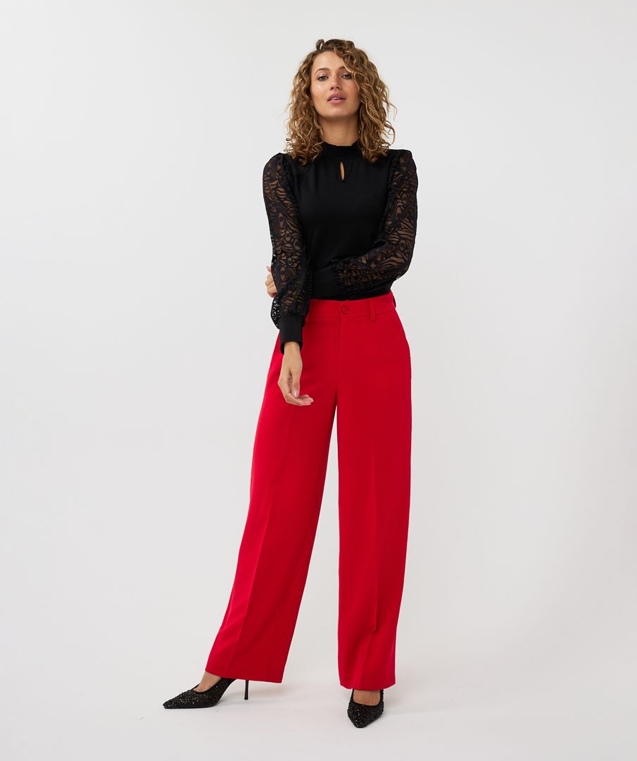 Esqualo Top Lace Sleeve SJ