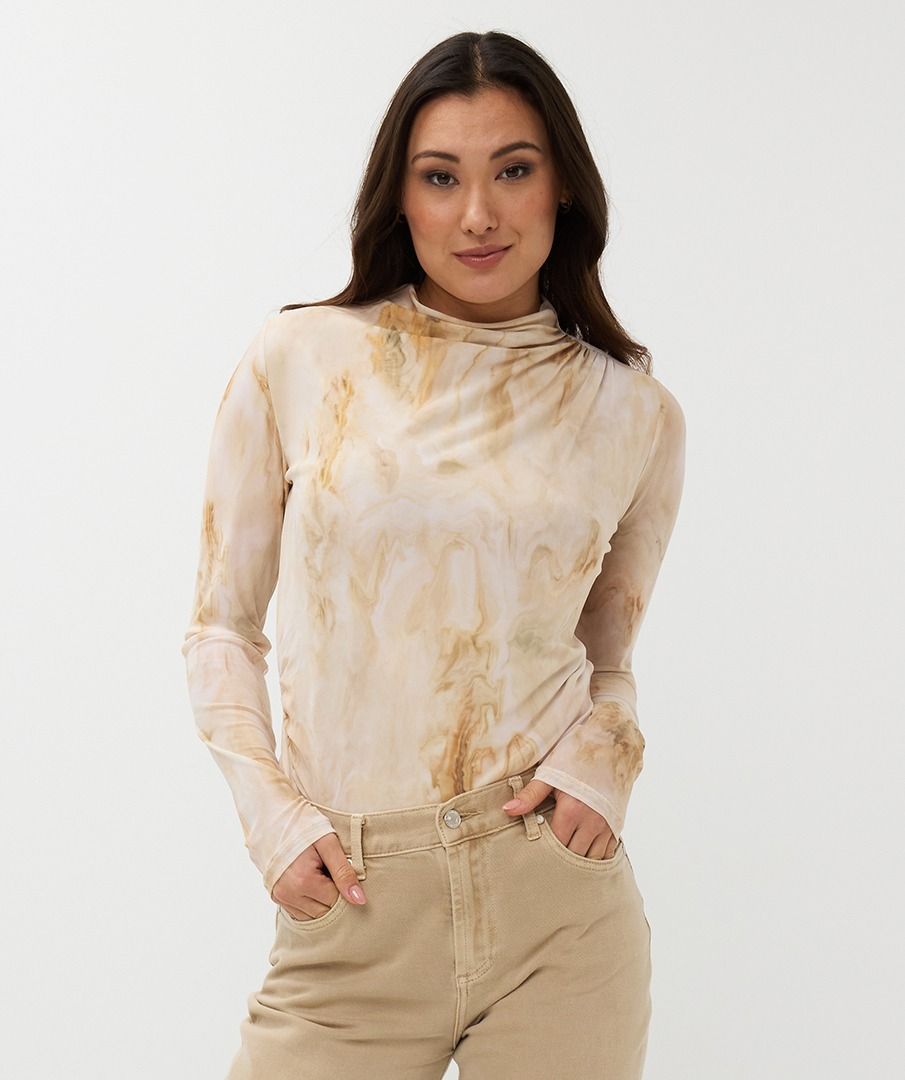 Esqualo Top Marble Mesh