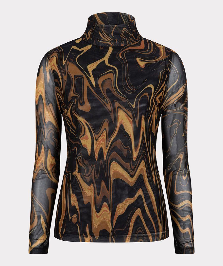 esqualo Top mesh swirl