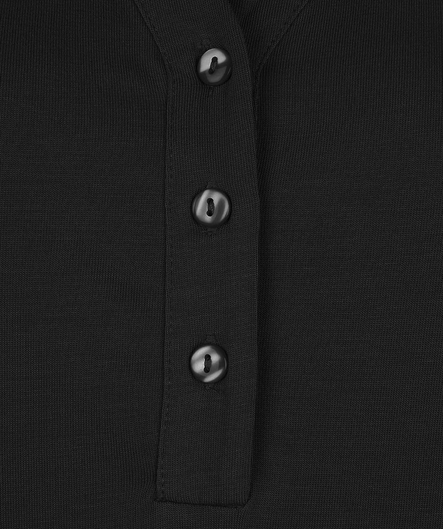 Esqualo Top Modal V-neck Button