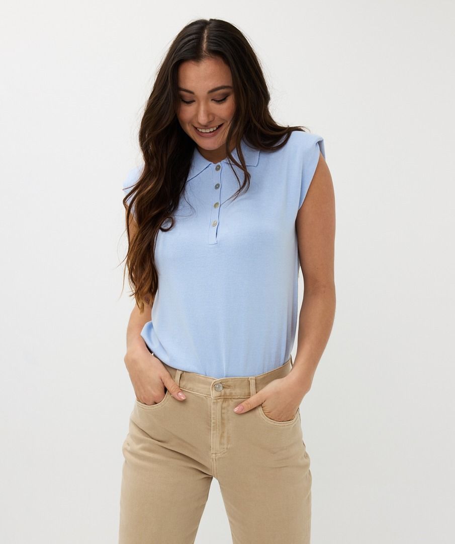 esqualo Top polo basic knit