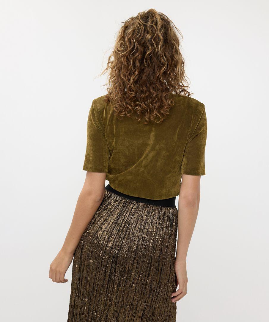 Esqualo Top Turtle Velours Stretch