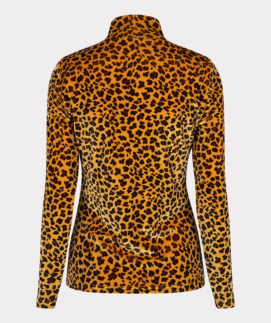 Esqualo Top Velours Printed Animal