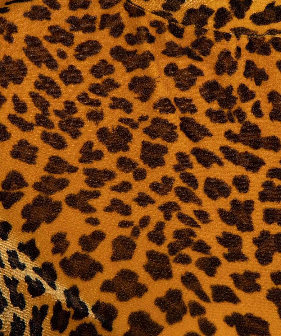Esqualo Top Velours Printed Animal