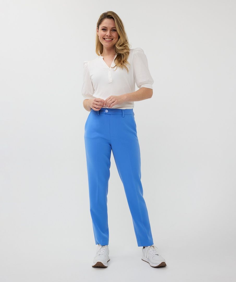 Esqualo Top Wide Rib Woven Sleeve