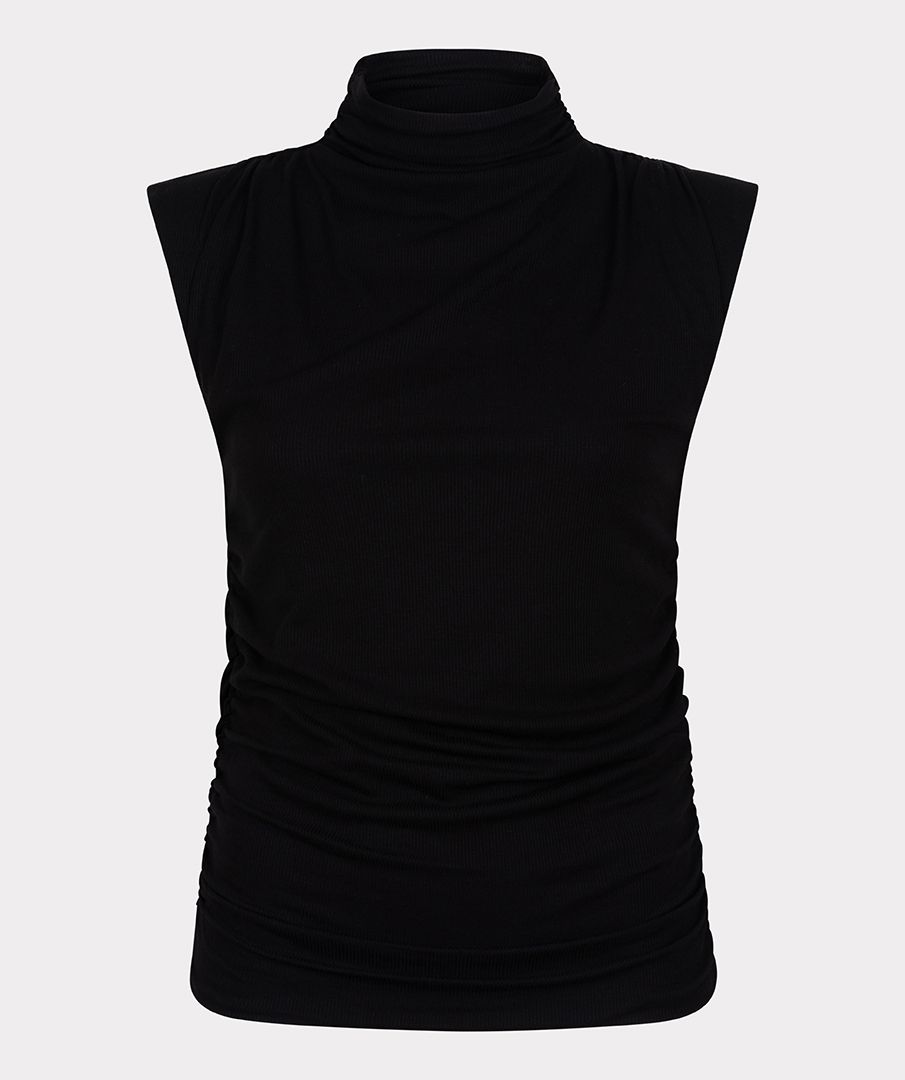 Esqualo Top Wrinkles Rib