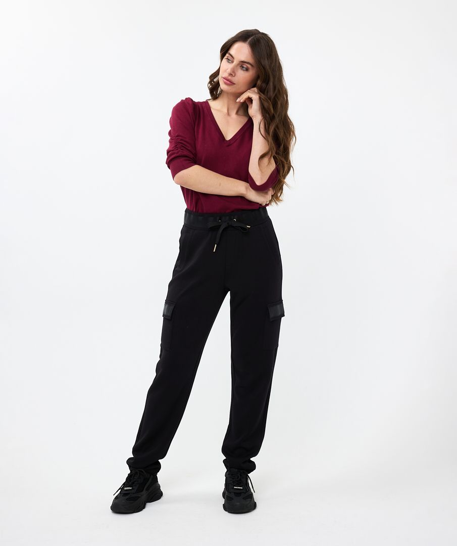 Esqualo Trouser Cargo Satin Modal