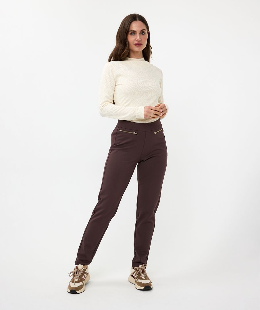 esqualo Trouser punto zipper pocket