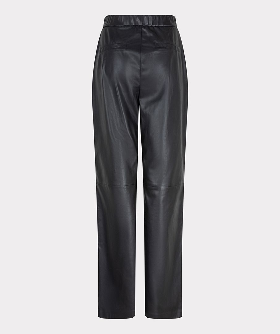 Esqualo Trouser Wide Vegan Leather
