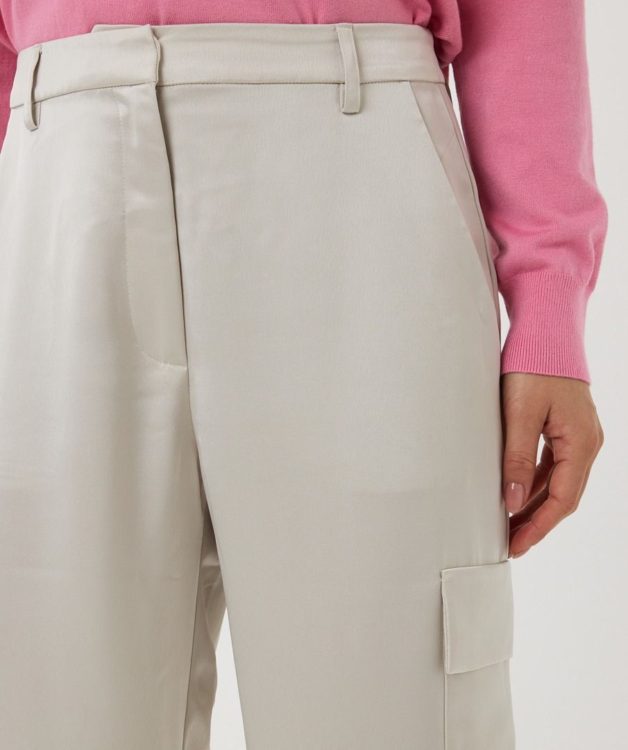 Esqualo Trousers Cargo Satin