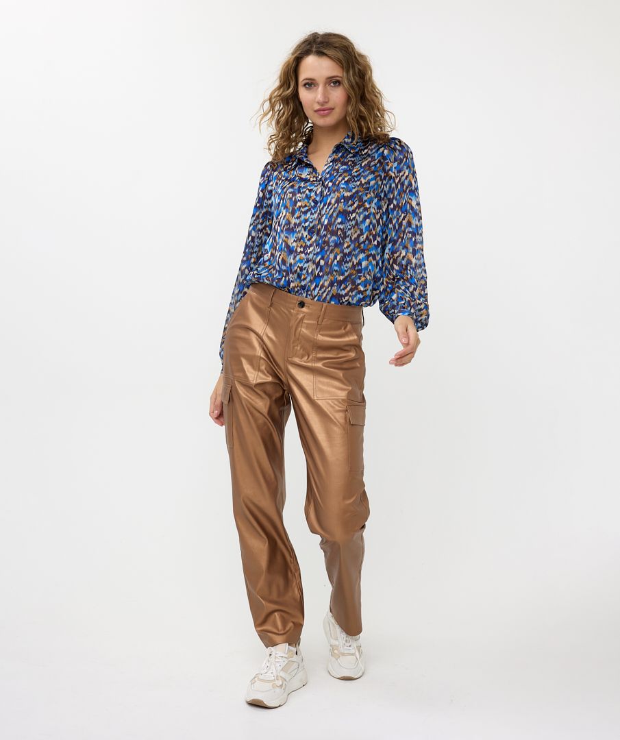 Esqualo Trousers Cargo Vegan Leather