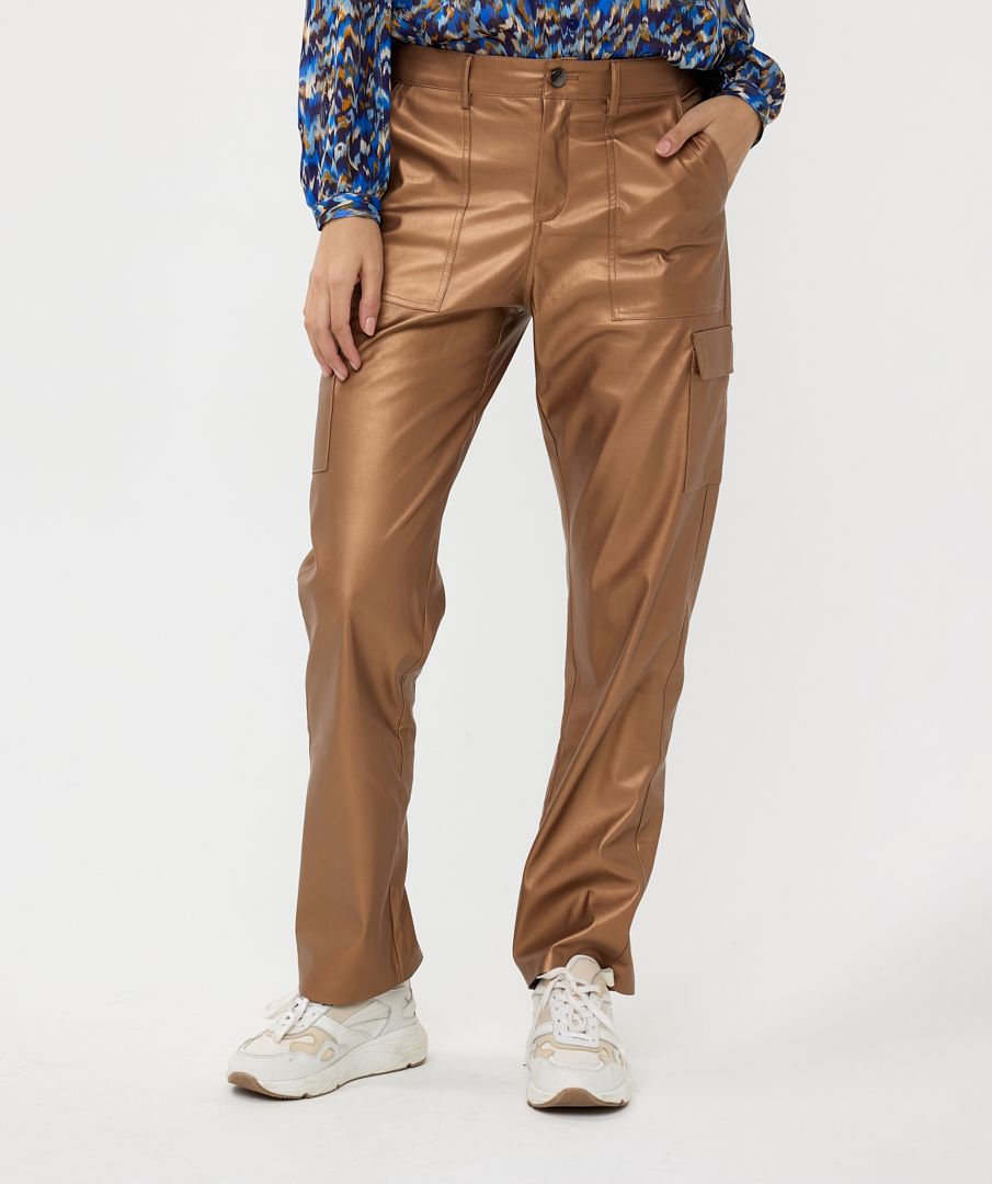 Esqualo Trousers Cargo Vegan Leather