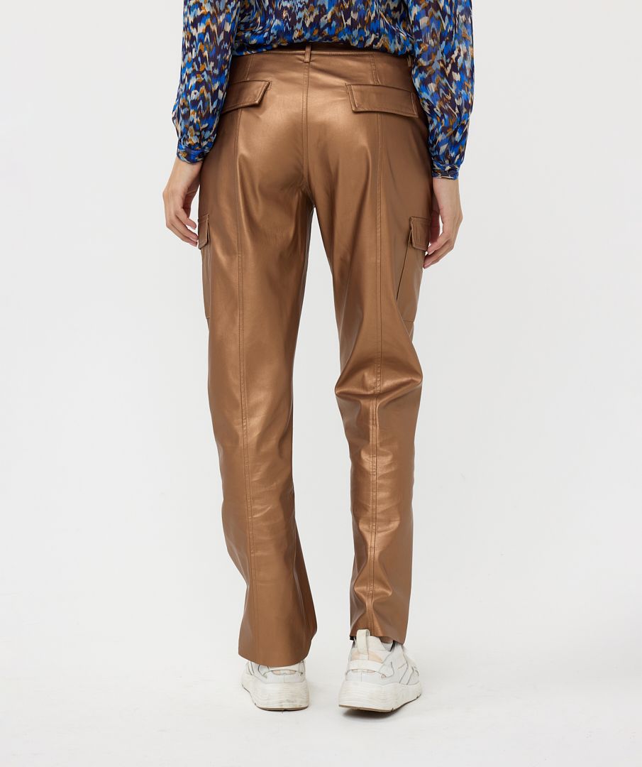 Esqualo Trousers Cargo Vegan Leather
