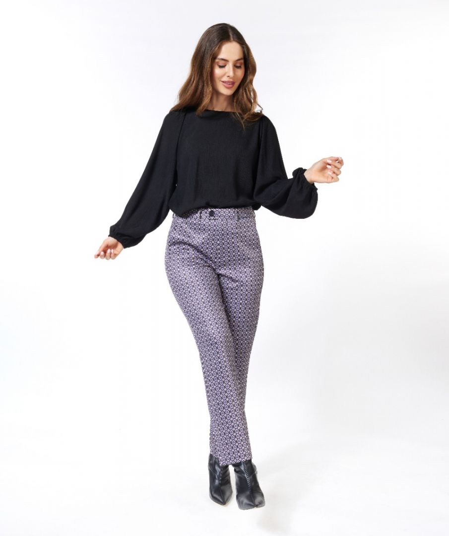 Esqualo Trousers Chino Graphic Earth