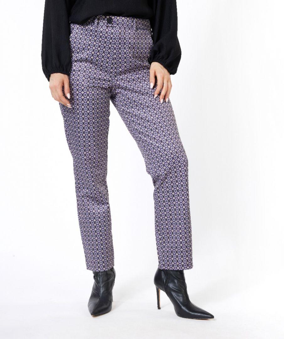 esqualo Trousers chino Graphic Earth