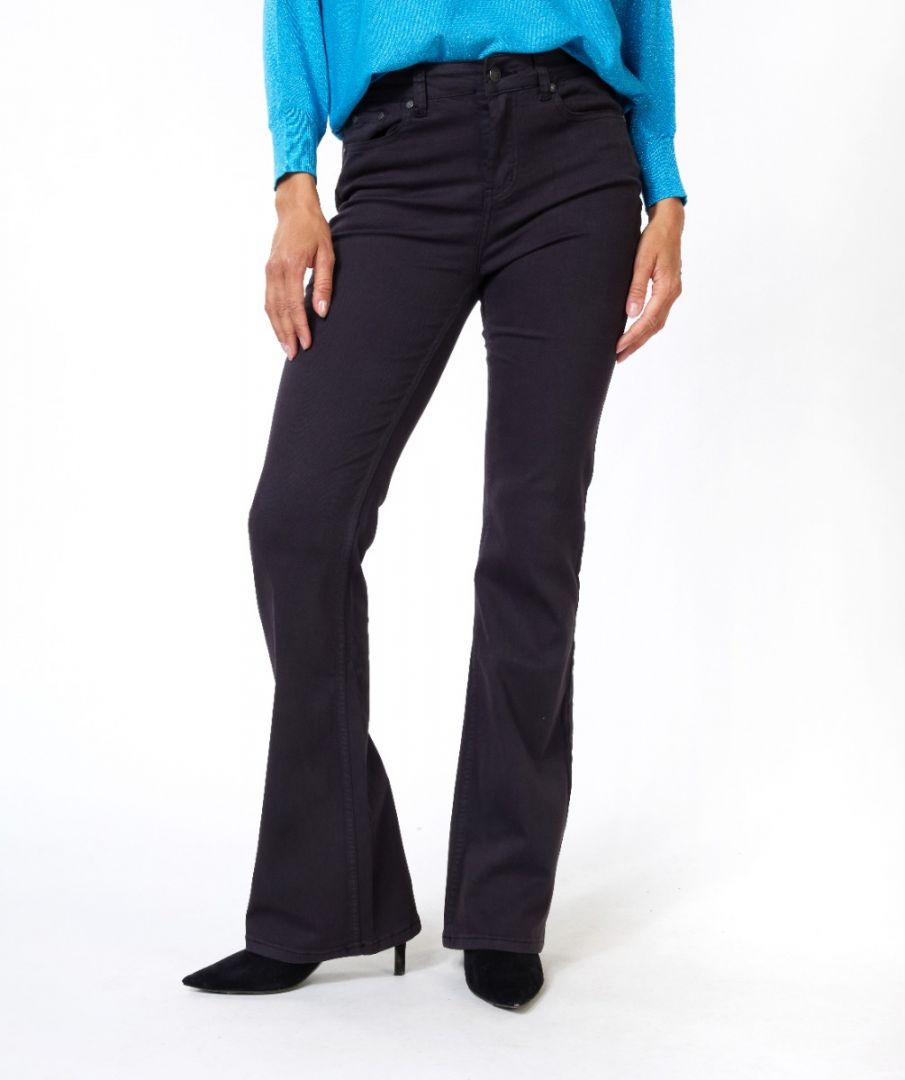 esqualo Trousers colored denim flair