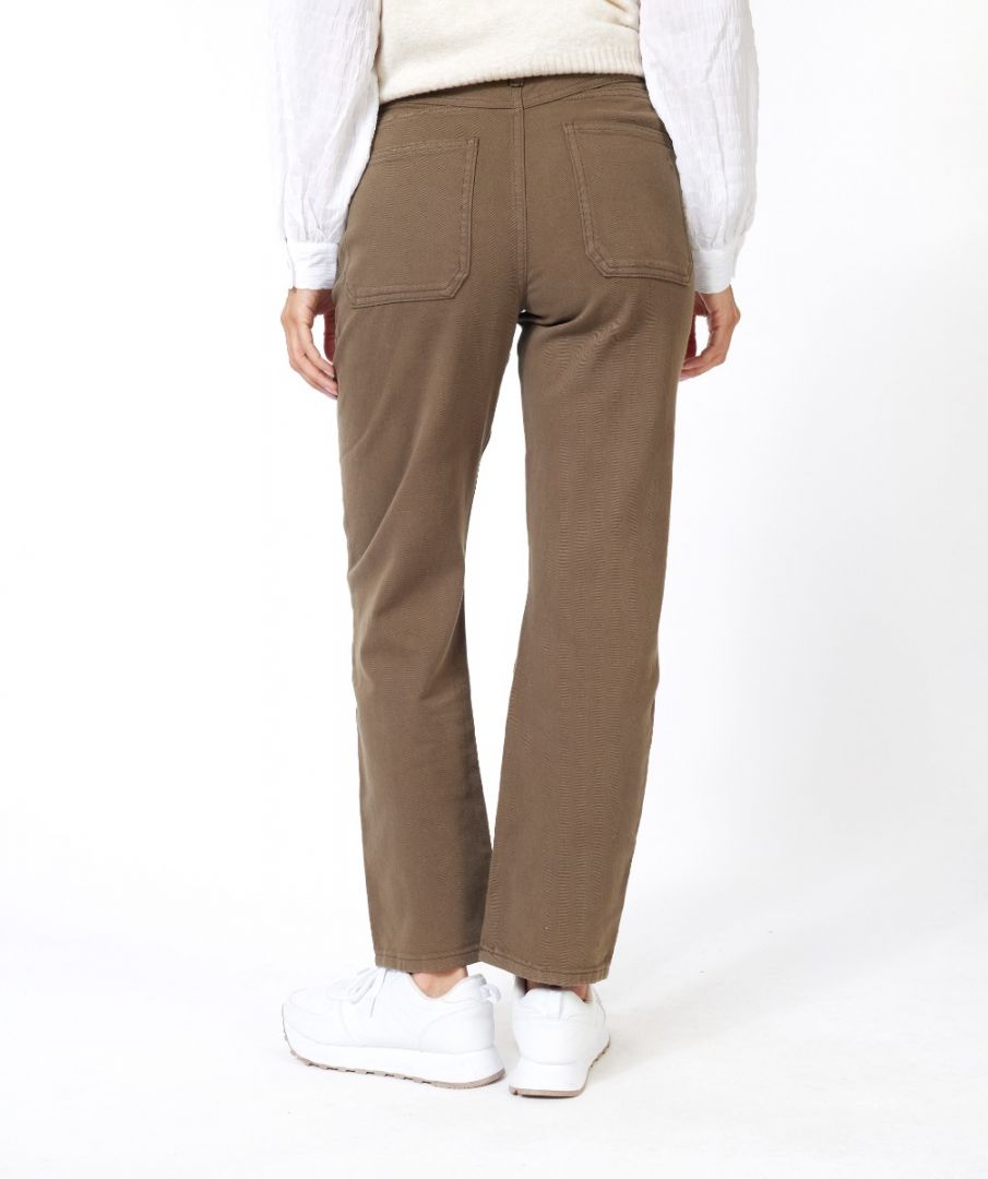 Esqualo Trousers Colored Denim Straight