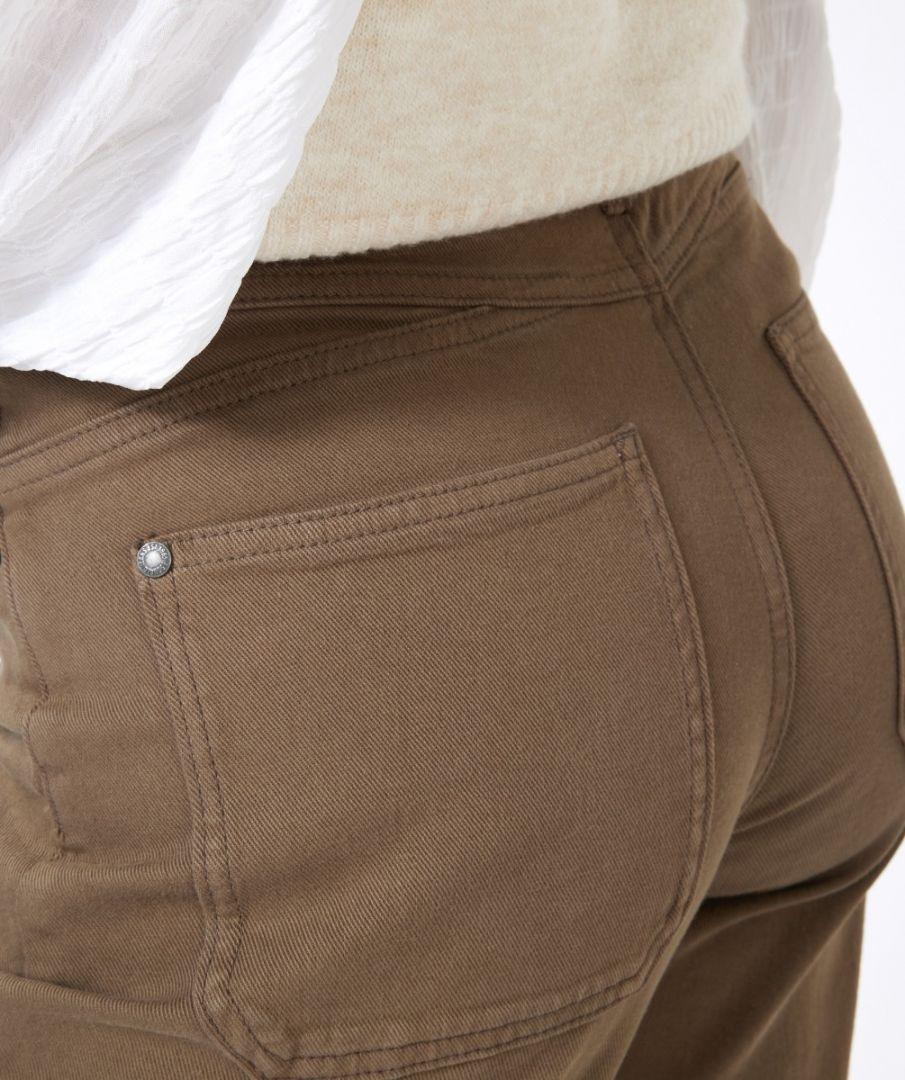 Esqualo Trousers Colored Denim Straight