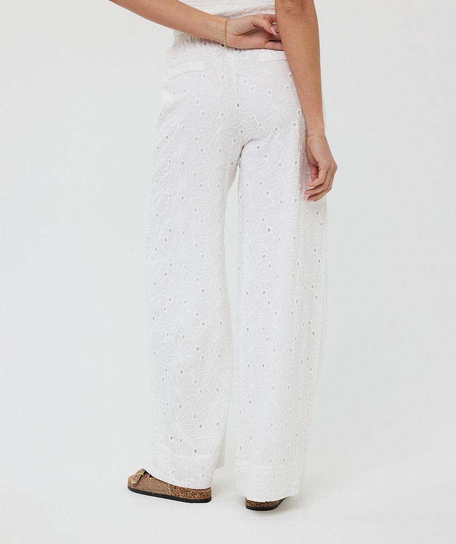 Esqualo Trousers Embroidery Flower
