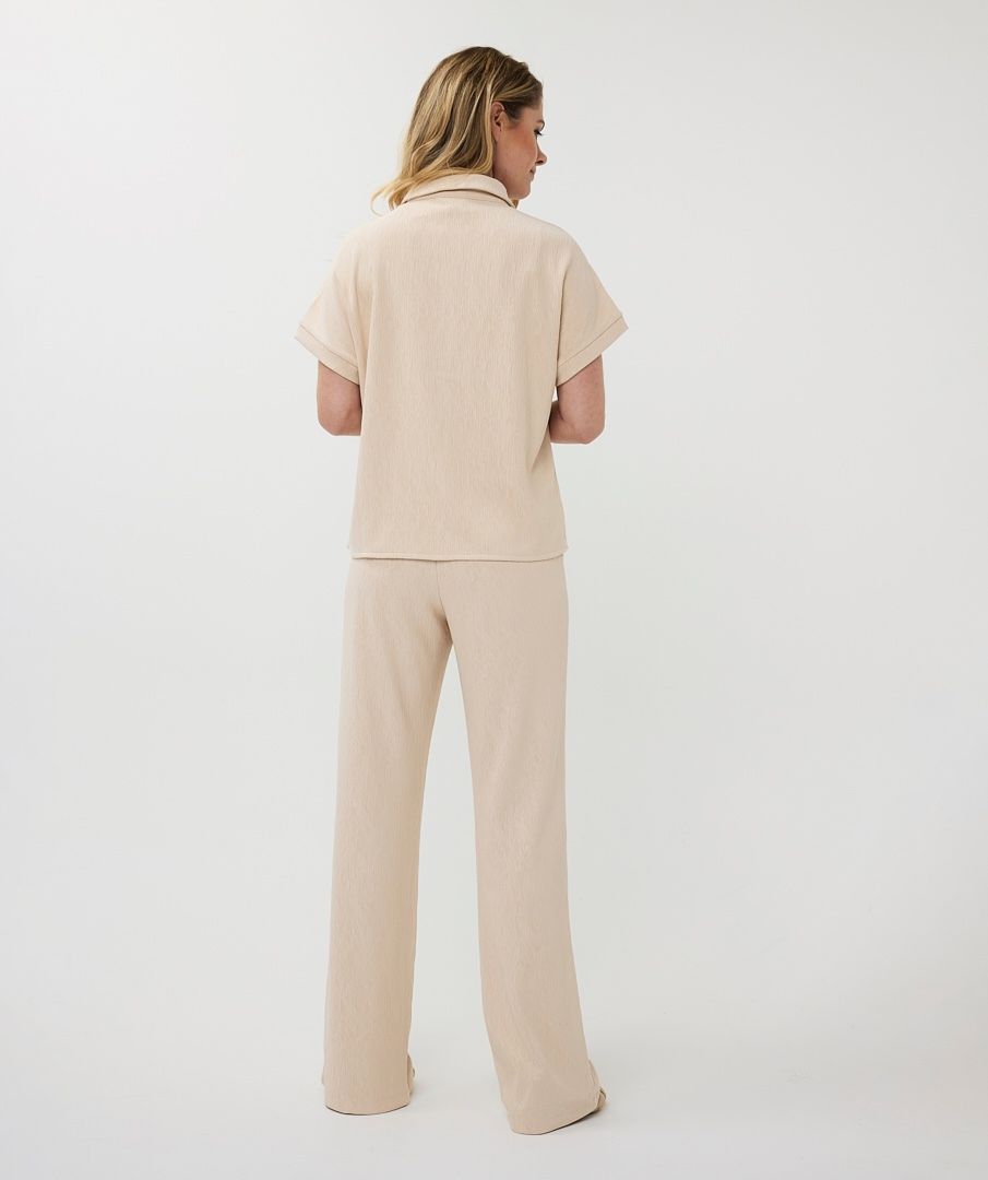 Esqualo Trousers Fancy Crinkle