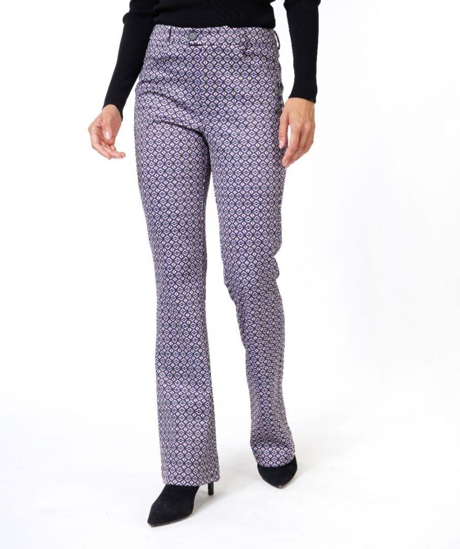 esqualo Trousers flair Graphic Earth