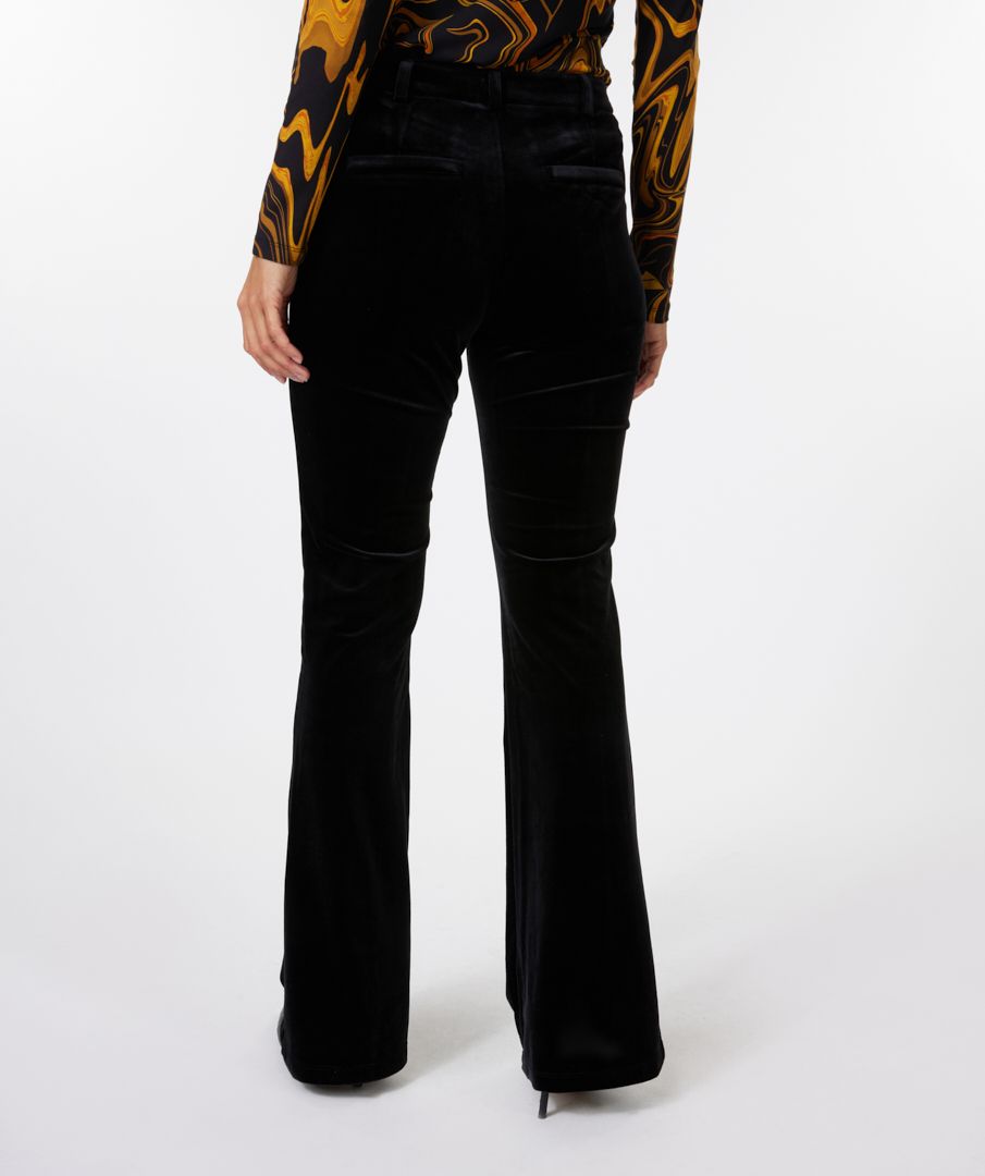 Esqualo Trousers Flair Velours