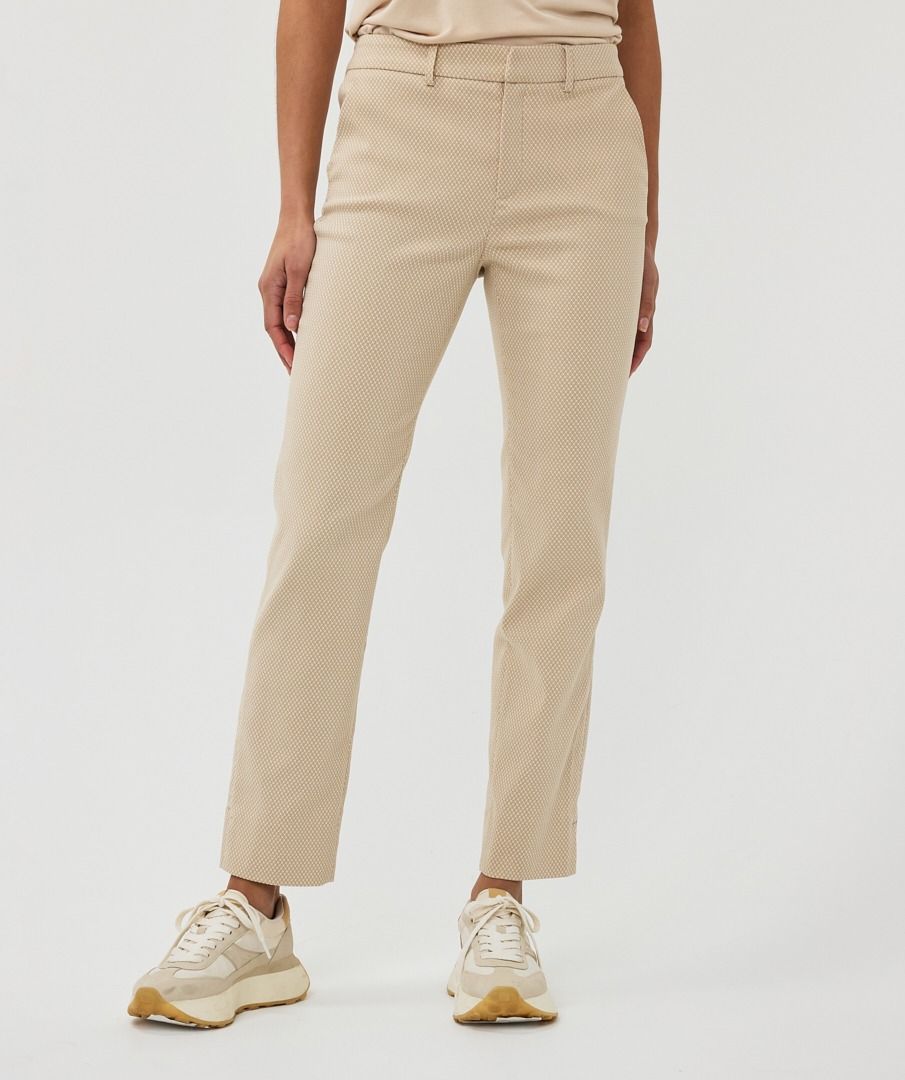 Esqualo Trousers Jacquard Square