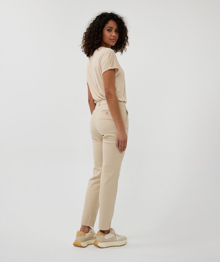 Esqualo Trousers Jacquard Square