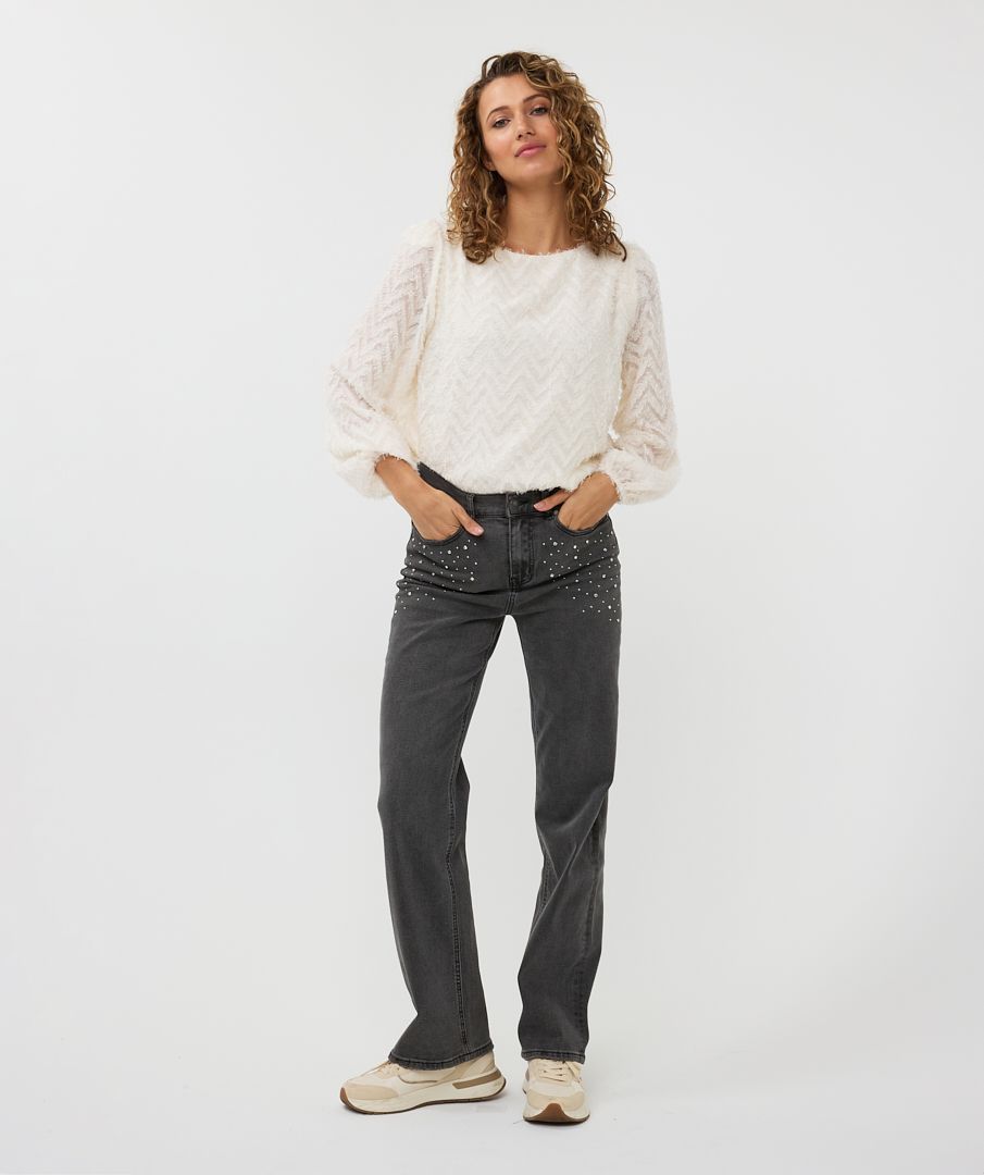 Esqualo Trousers Jeans Embellishment