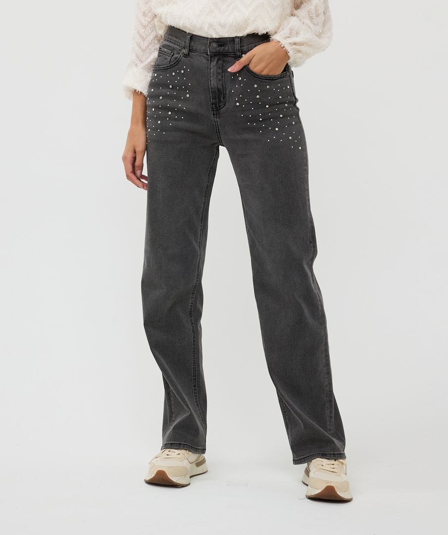 Esqualo Trousers Jeans Embellishment