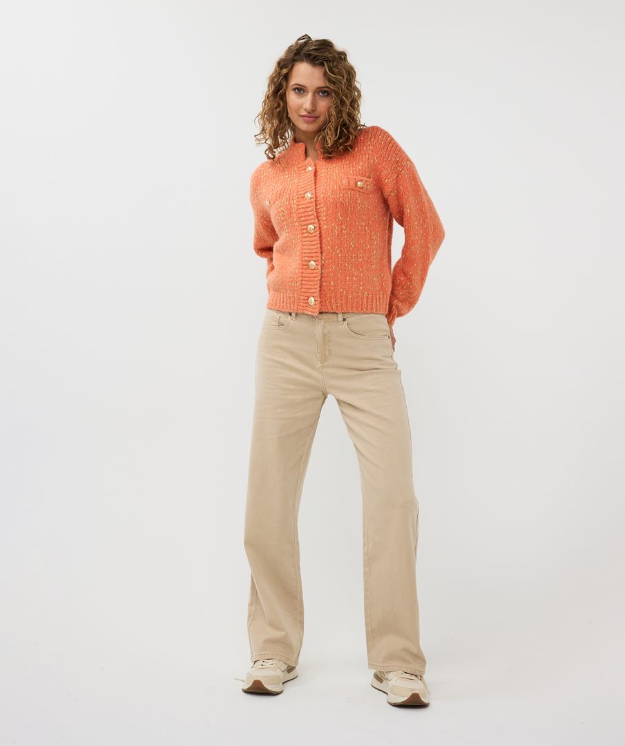 Esqualo Trousers Jeans Wide Leg Garment Dye