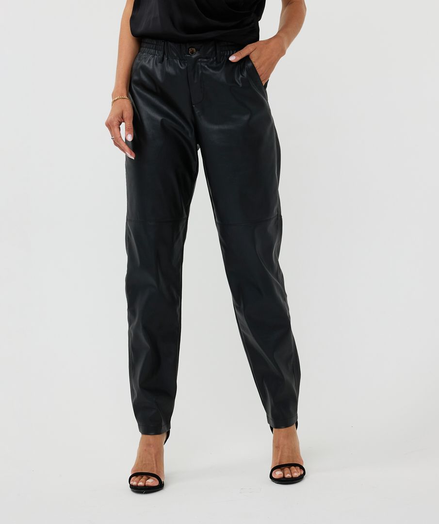Esqualo Trousers Jogger Vegan Leather