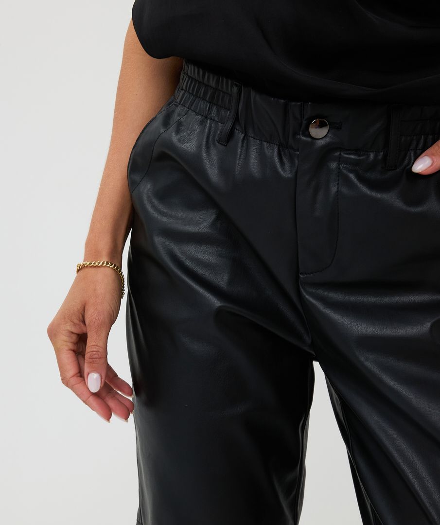 Esqualo Trousers Jogger Vegan Leather