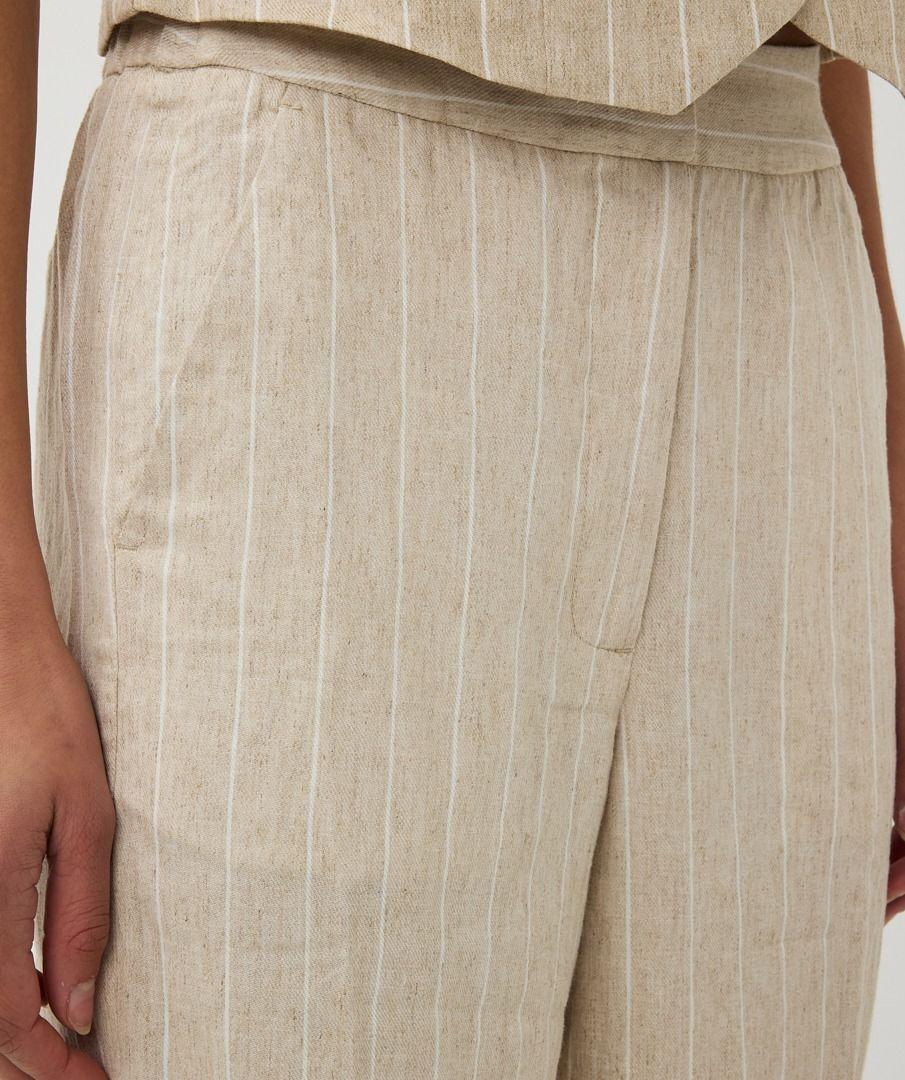 Esqualo Trousers Linen Stripe